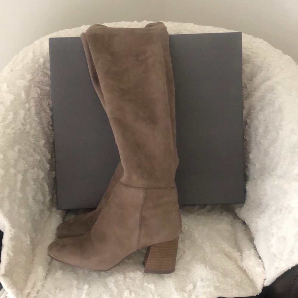 Vince Camuto over the knee suede boots size 8